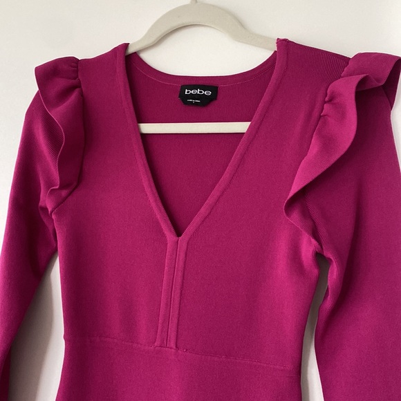 Magenta body con dress - Picture 7 of 9